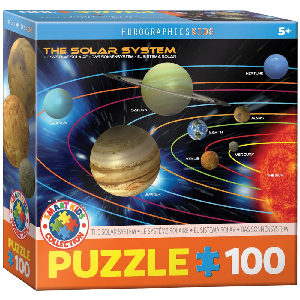 Banana Panda- Solar System, Space Set Puzzle 2 in 1, 49043