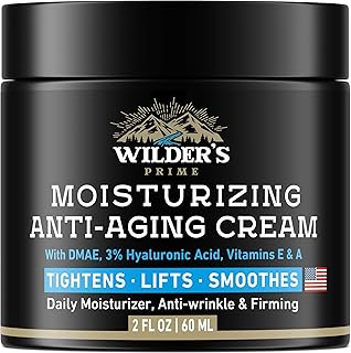 Men's Face Moisturizer Cream - Anti Aging & Wrinkle - Made in USA - Collagen, Hyaluronic Acid, Vitamins E & A, Avocado Oil...