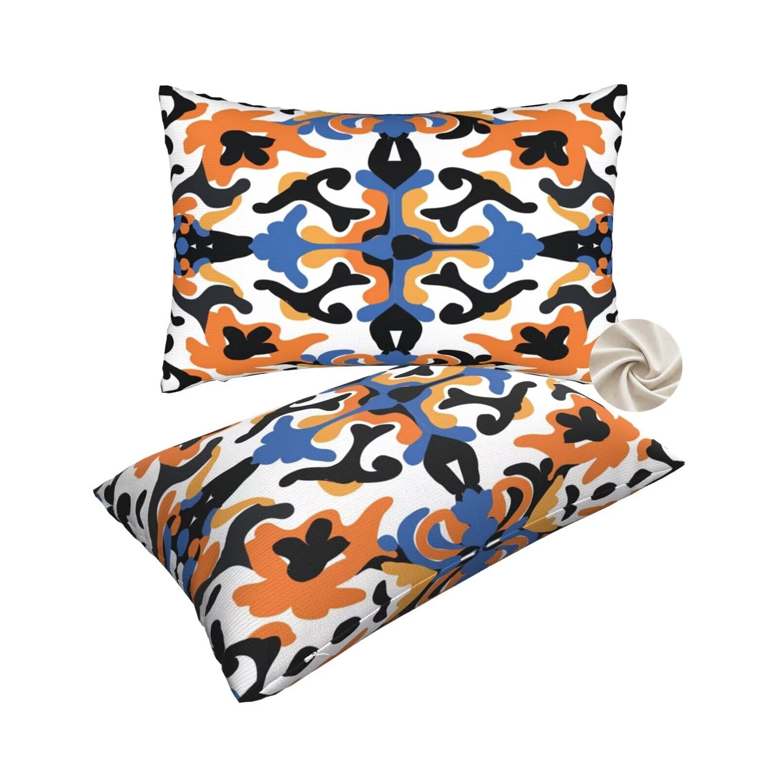 Housse de coussin de bohême 50x80 taie d'oreiller salon lit canapé deco