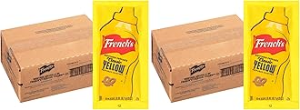 French's Classic Yellow Mustard Packets, 500 count - One 500 Count Individual Yellow Mustard Packets, Perfect Single-Serve Size for Delivery and Takeout Orders (Pack of 2)