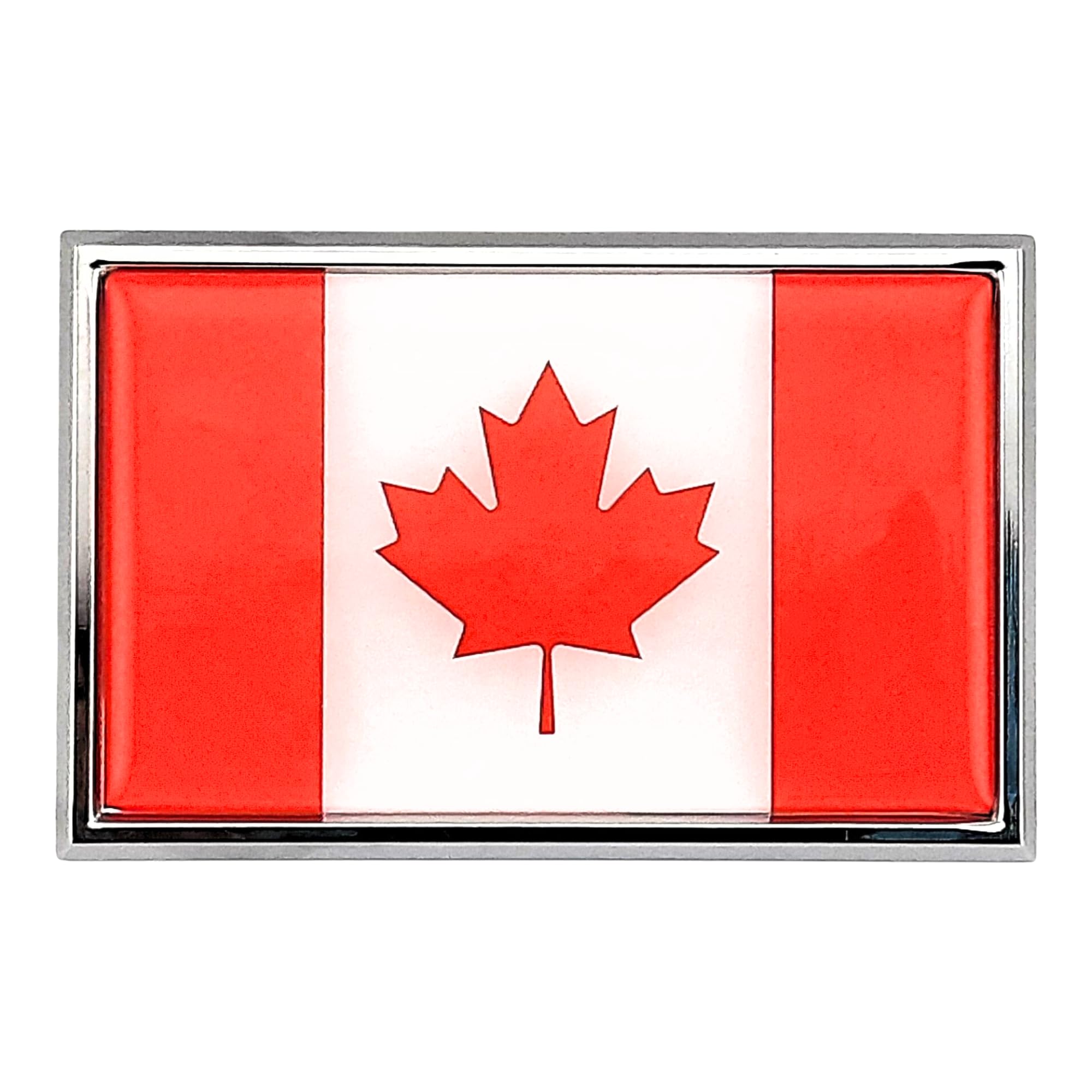 Emblema de Canadá cromado en relieve 3D para la carrocería de coches y motos 3