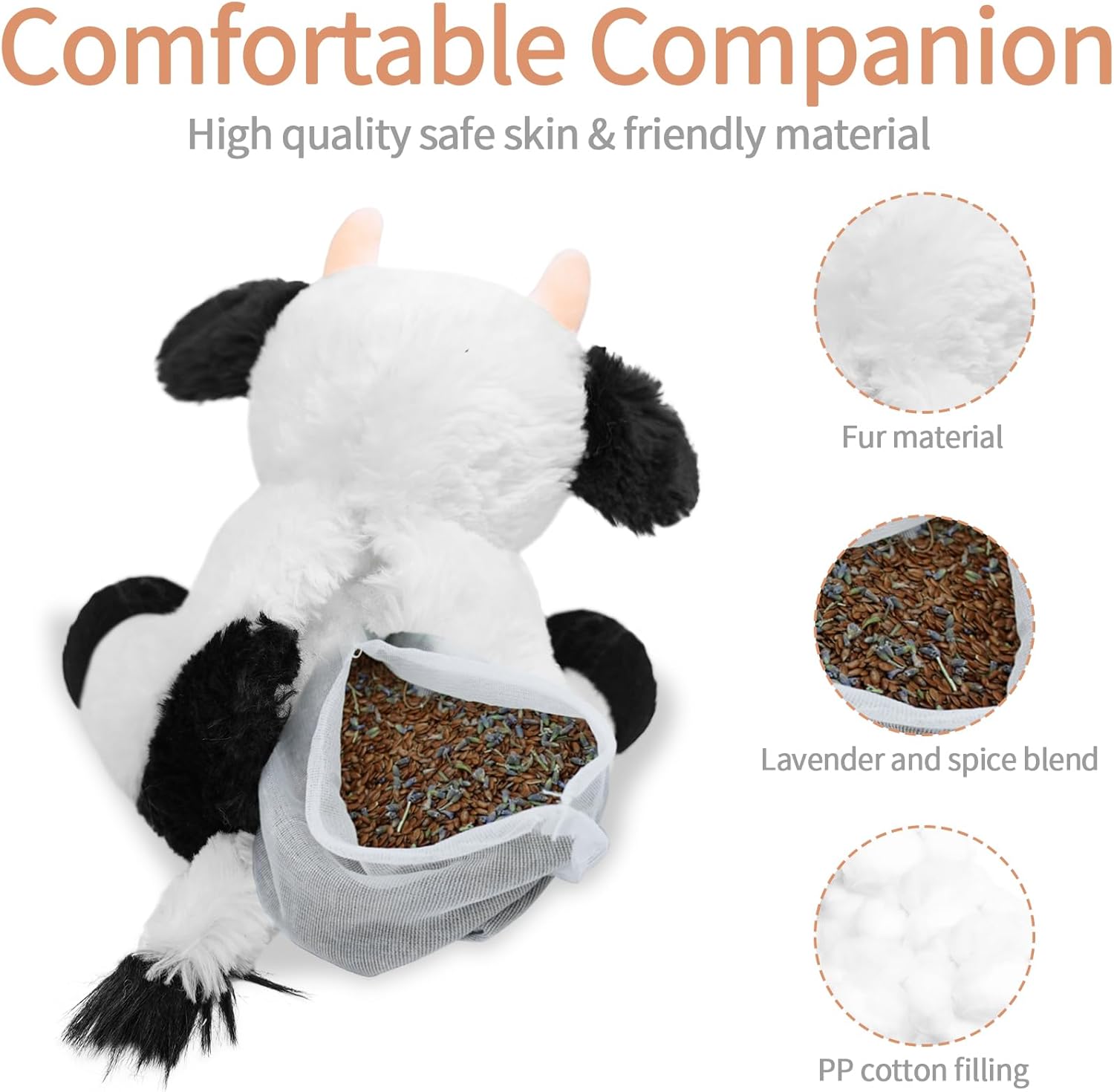 Microwavable & Weighted Stuffed Animals,Sloth-Heated Stuffed Animal 8.5 Inch, 1.1 Lbs,Cute Soft Plush Toys for Boys, Girls, Babies & Toddlers(Lightly Scented with Mint - Image 5