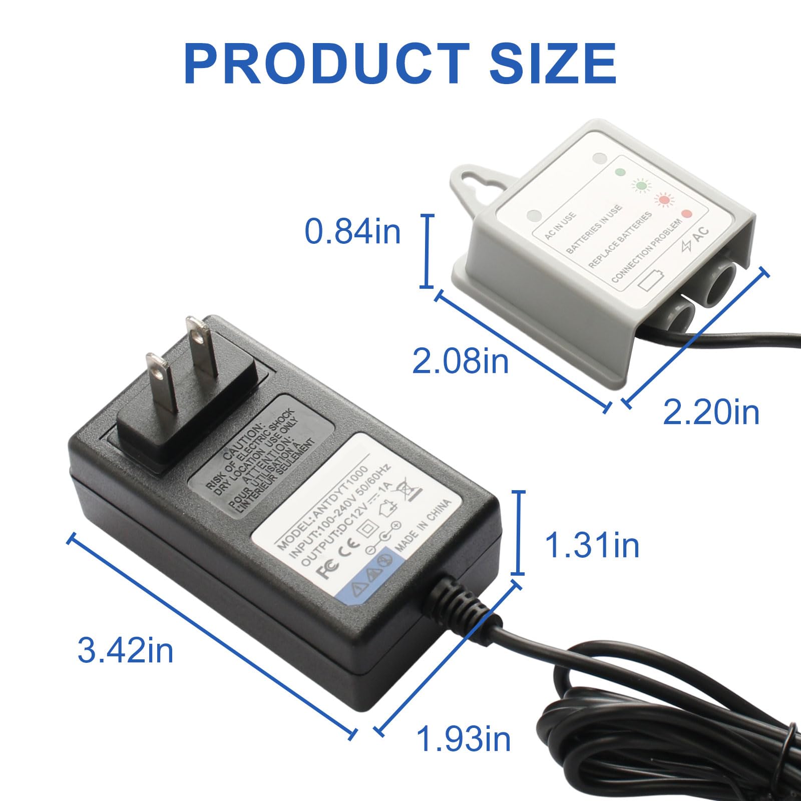 QQZ AC Power Cord Adapter Kit 169031 for Moen MotionSense