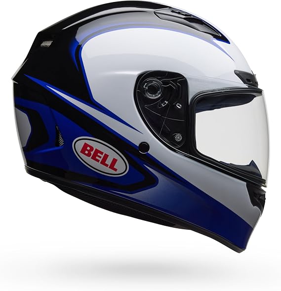 Bell Helmets Qualifier DLX MIPS - White/Blue Tarmac, Small