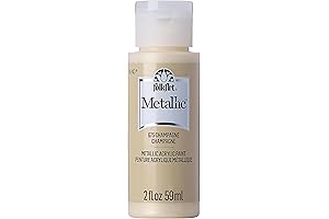 FolkArt Metallic Acrylic Paint, Beige