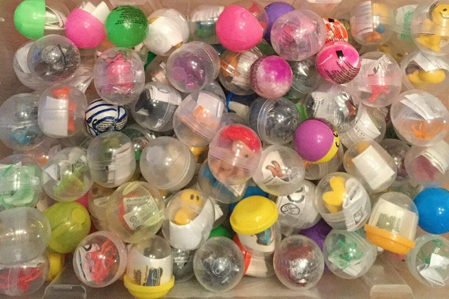 MVS Wholesale 24 x Small Filled Toys Capsules, Great variety Of
