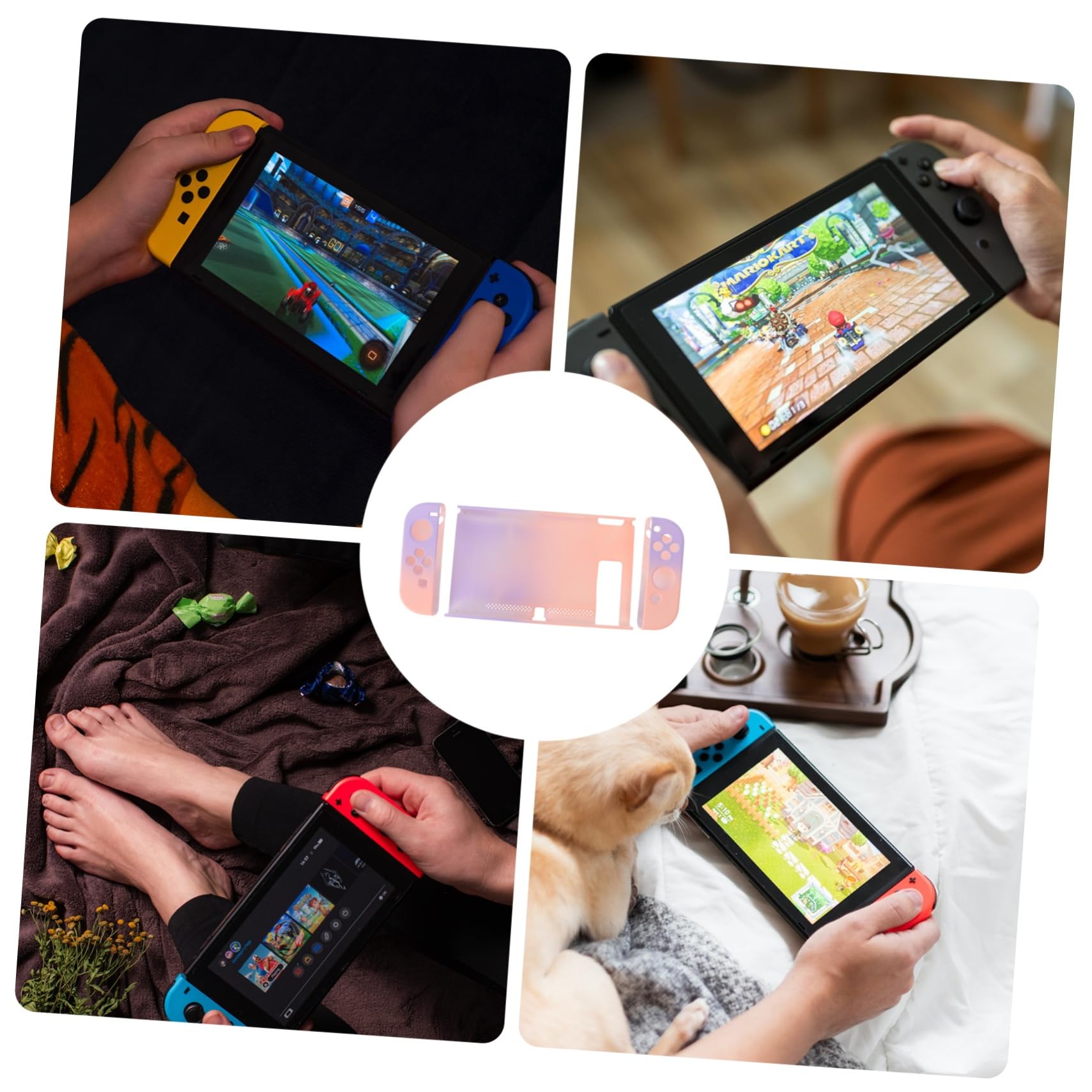 DOITOOL 3 Stück Hülle Schutzhülle Hülle Kompatibel Für Switch Hülle Für Hülle Kompatibel Für Switch Spielekonsole Schutzhülle Hülle Kompatibel Für Switch Hülle Für