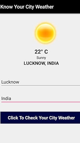 Know Your City Weather