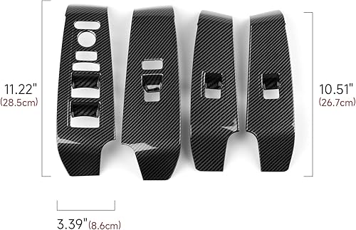 Miniatura 168 de Car Central Armrest Box Cover Decals for 2022 2023 2024 2025 Honda Civic 11th Gen Accessories ABS Carbon Fiber Interior Stickers