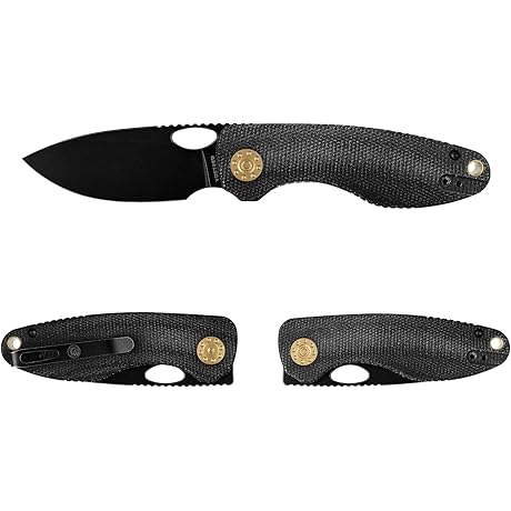 Vosteed Folding Pocket Knife for Men: Premium EDC Sharp Knife with Micarta...