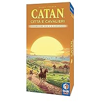 Giochi Uniti – CATAN Relaunch: Città e Cavalieri, Exp 5, 6 – Gioco da tavolo, 3-6 Giocatori, 10+ Anni, GU825, Edizione italiana