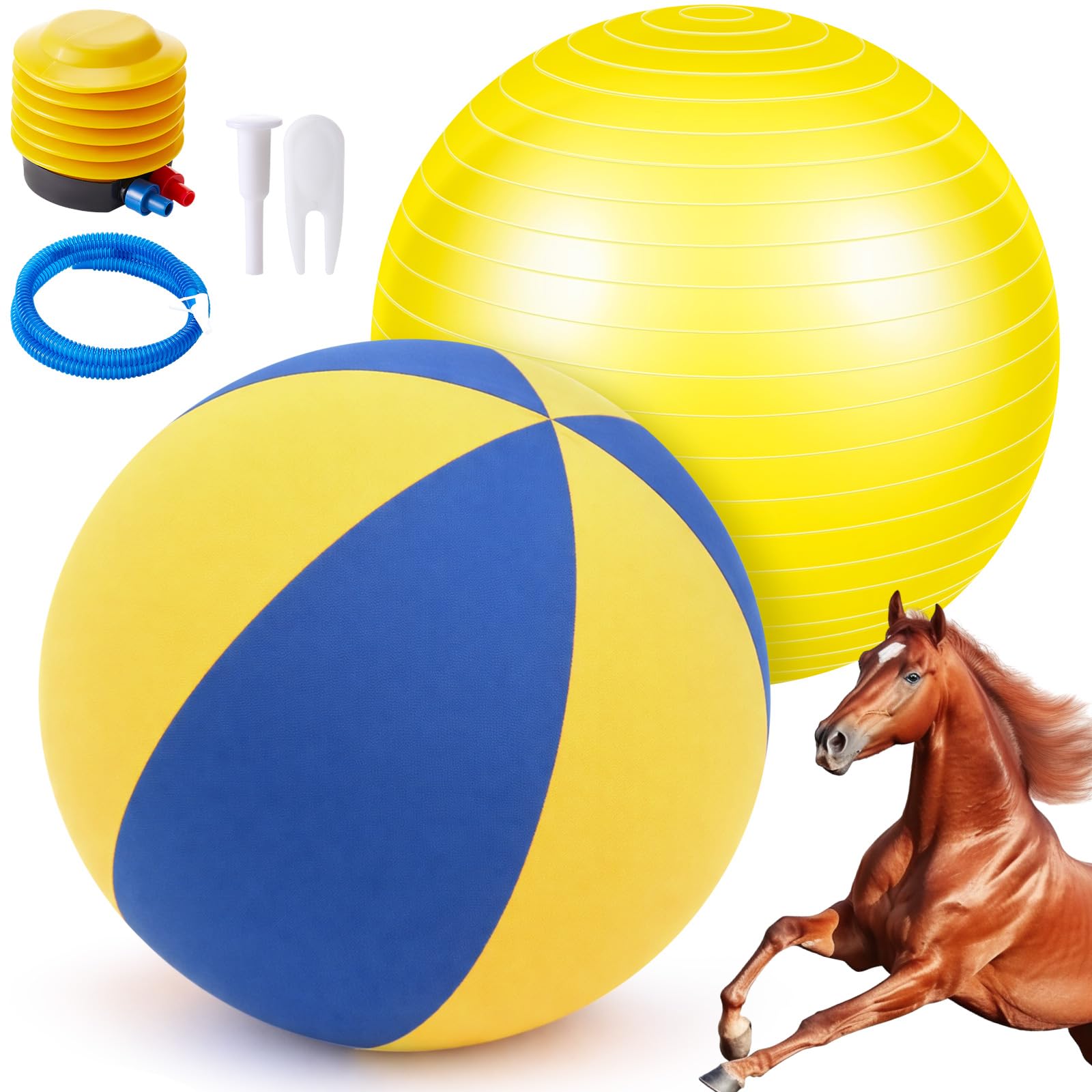 Giant 40 Inch Herding Balls with Ball Cover, Horse Toy