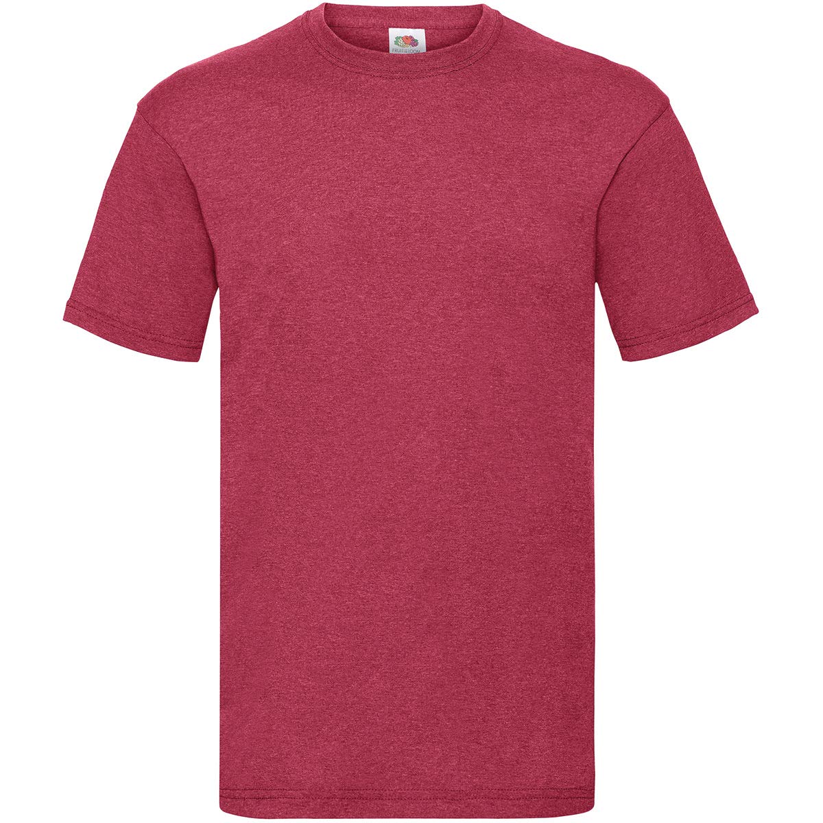 Fruit of the Loom Valueweight T-Shirt S M L XL XXL XXXL, Vintage Heather Red, S