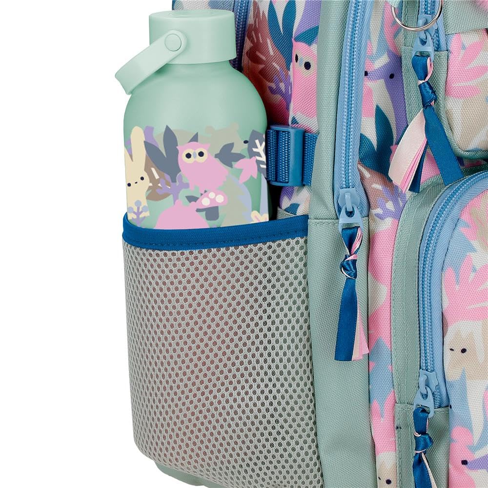 Movom Forest Mochila Escolar Doble Compartimento Verde 32x45x19 cm Poliéster 27,36L
