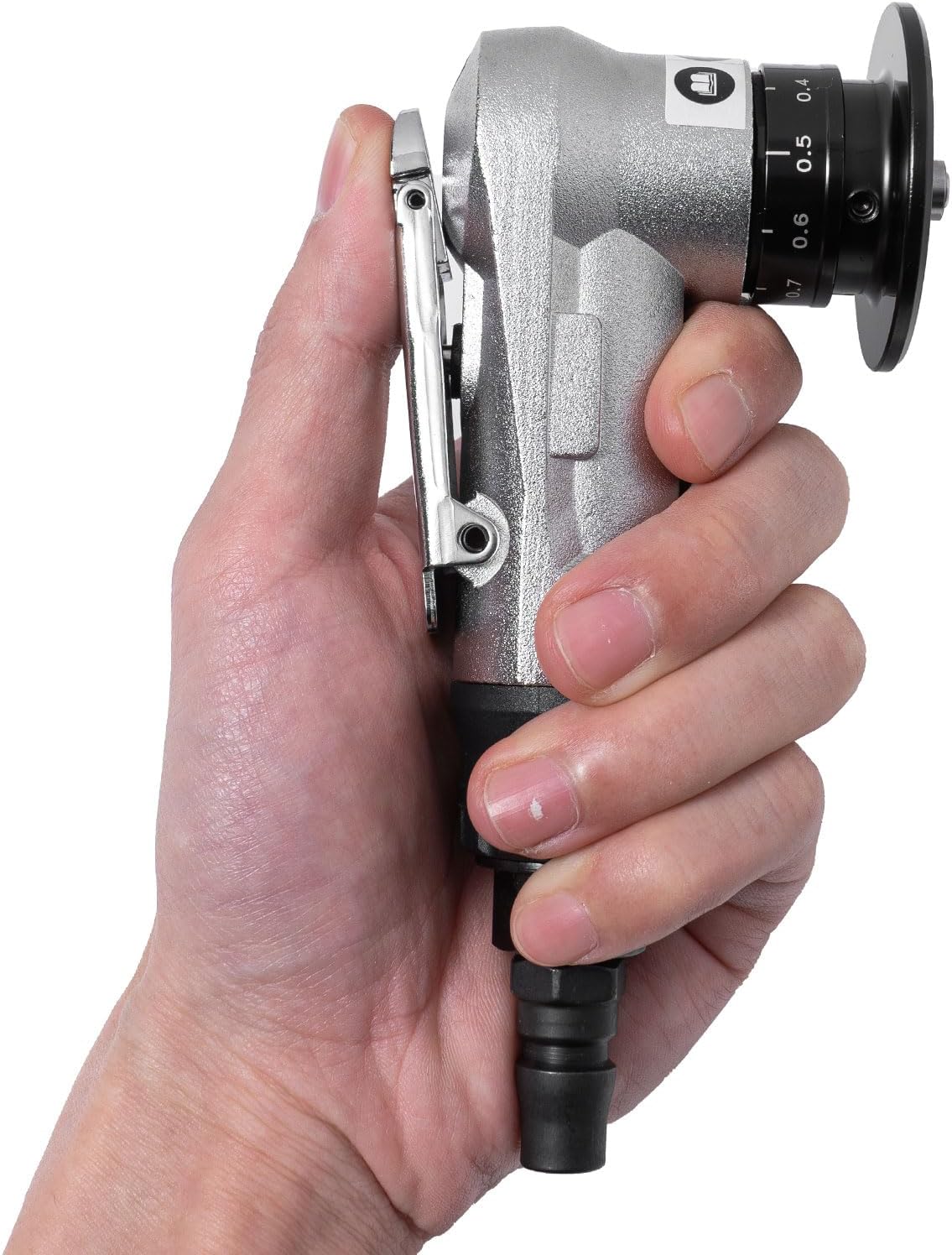 2 in 1 Mini Air Chamfering Machine, Portable Handheld Pneumatic Chamfer Tool with Accessories, 45 Degree Arc Air Beveling Machine for Trimming and Deburring, WUA-Z0M-US3701