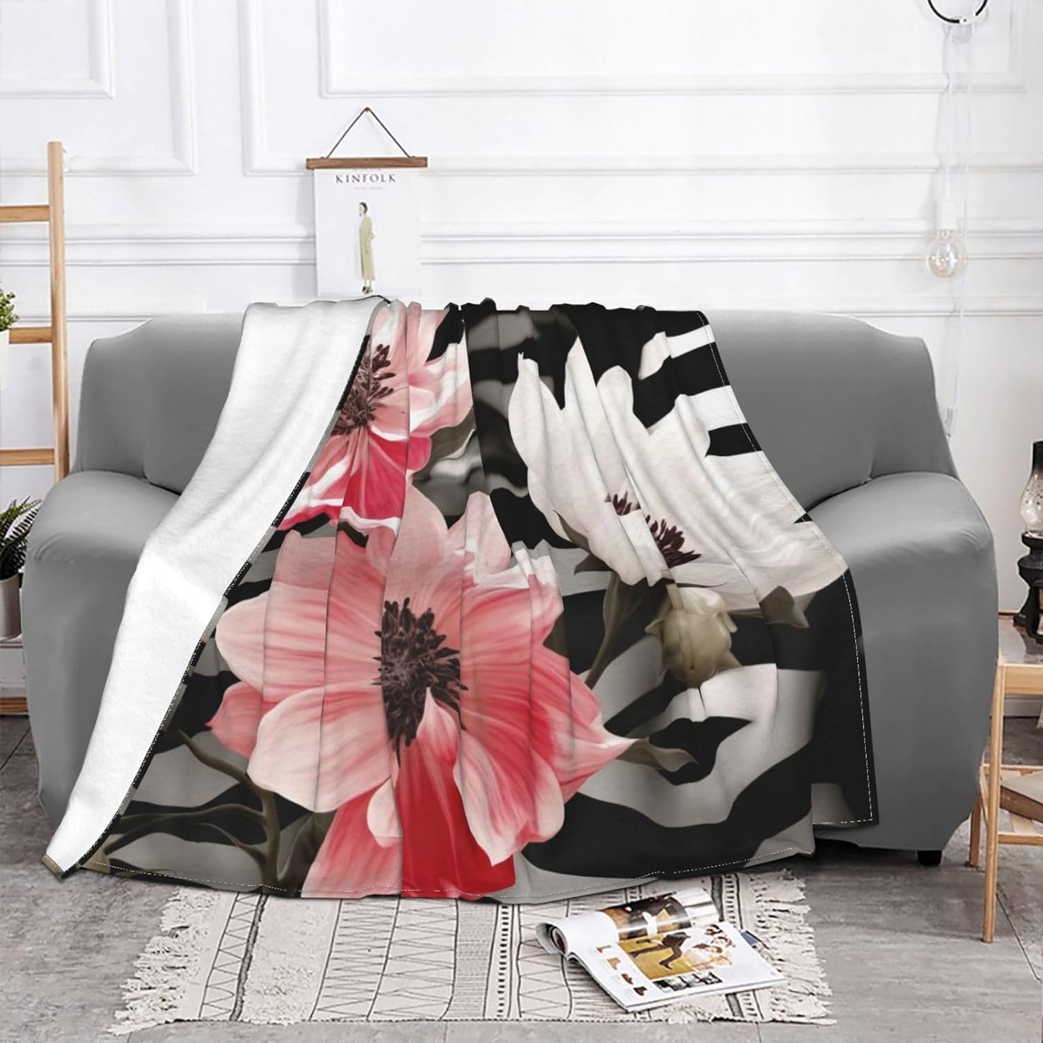 Flauschige Kuscheldecke 130x150 Cm – Weiche Fleecedecke Für Sofa, Bett Und Couch, Waschbar, Als Geschenk