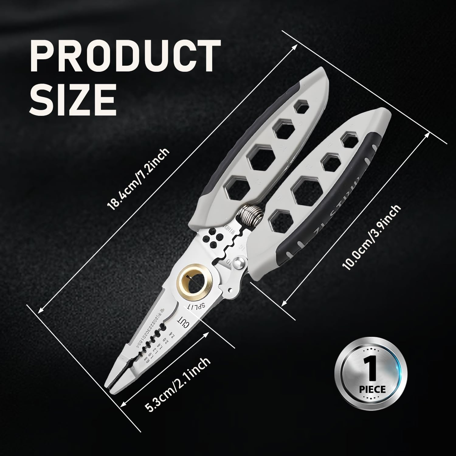 RYHHH 9-in-1 Multipurpose Wire Stripper, New Crimping Tool, Crimping Pliers with Stripping and Cutting Function - Image 2