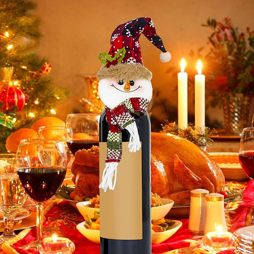 Wine bottle christmas tree topper Clearance