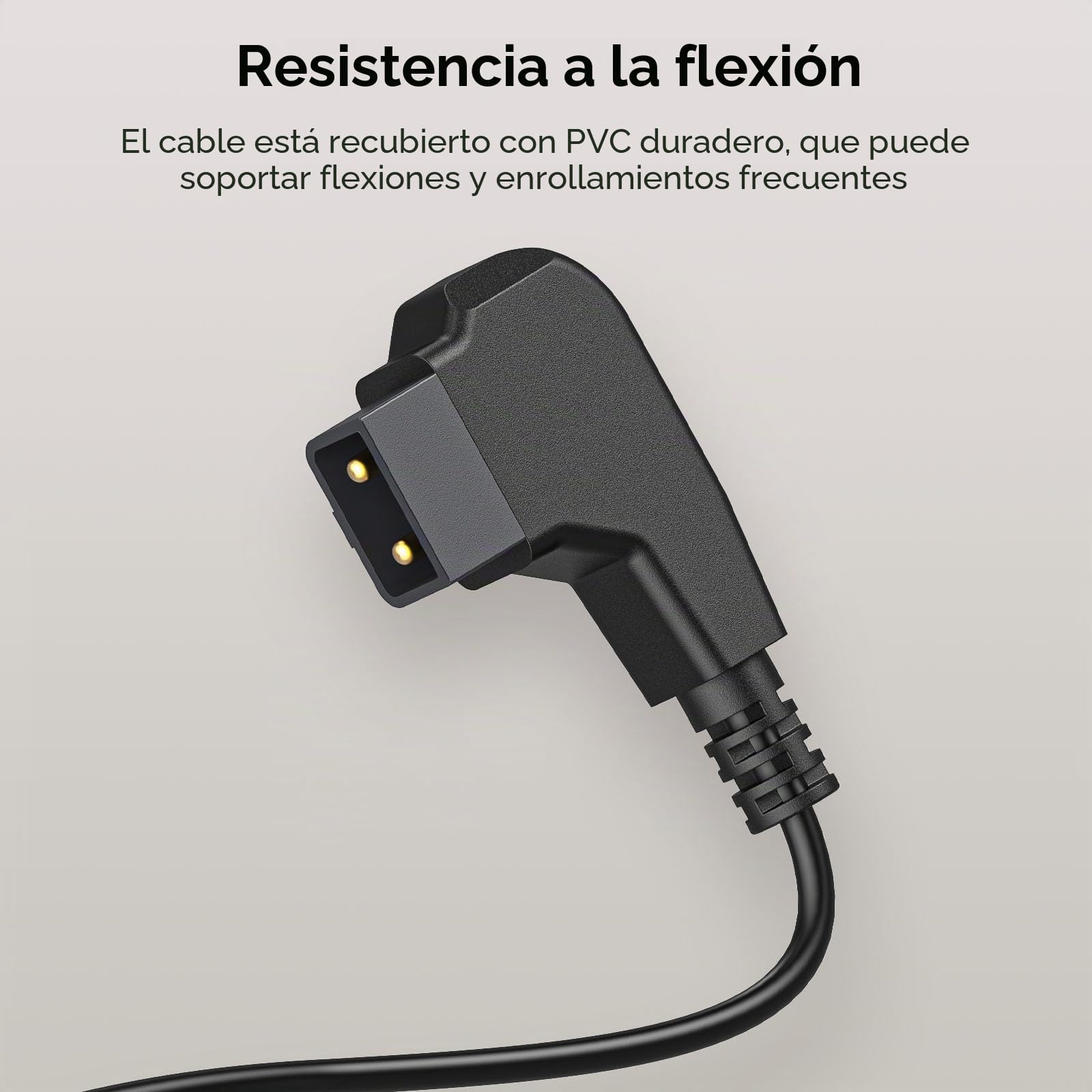 SMALLRIG D-Tap a Batería Simulada Compatible con NP-FZ100, Cable de Alimentación en Espiral para NP-FZ100 para Sony A6600 / A9 II / A7 III /A7R III / A1 / A7C / A7S III / A7R IV /A7R V / A6700-4253B