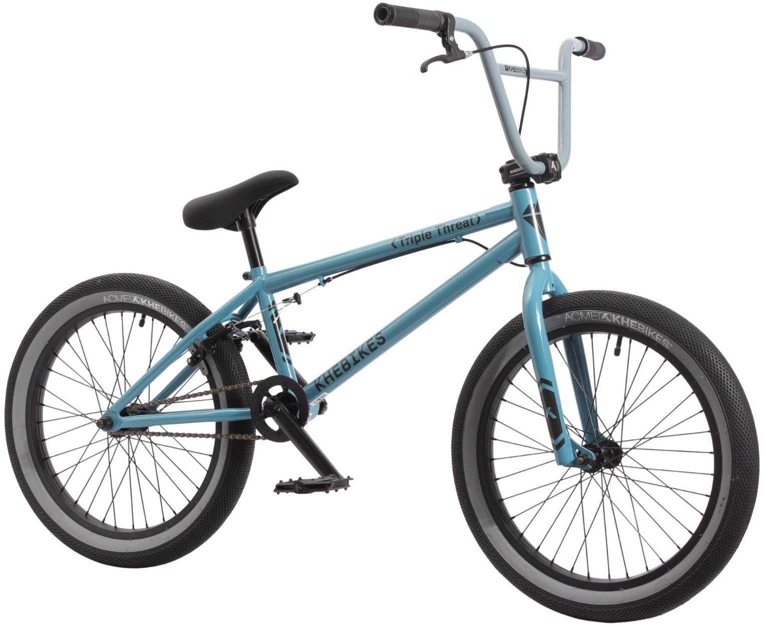 KHE Triple Threat Vélo BMX 20" - 11,1 kg - Manivelle CrMo - Rotor Affix - BMX Freestyle - 2025 - Bleu