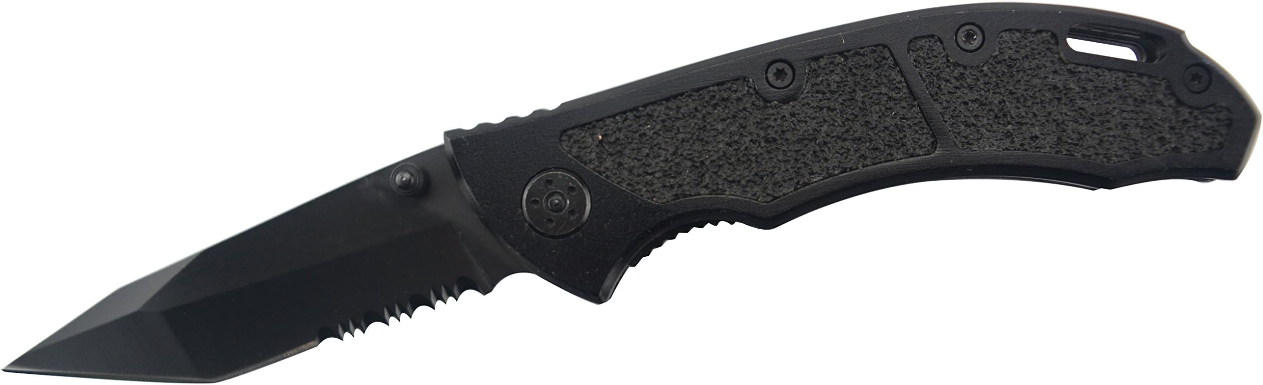 Tactical Folding Knife - Lightweight 4.2 Ounces - 3 Inch Blade Half Serrated - 7.6 Inch Overall Length - 4.5 Inches Closed