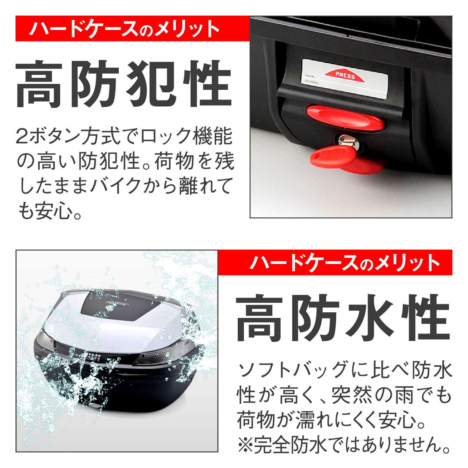 Amazon | GIVI(ジビ) バイク用 リアボックス モノロック 47L BLADE 