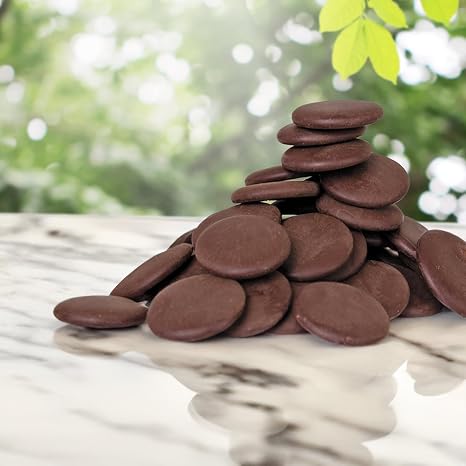Organic Cocoa Mass 500 g Raw Cocoa Drops Cocoa Without Sugar Raw Food Quality Unroasted & Unsweetened Raw Cocoa Drops for Eating and Baking 100% Pure & Natural Superfood from Keimling