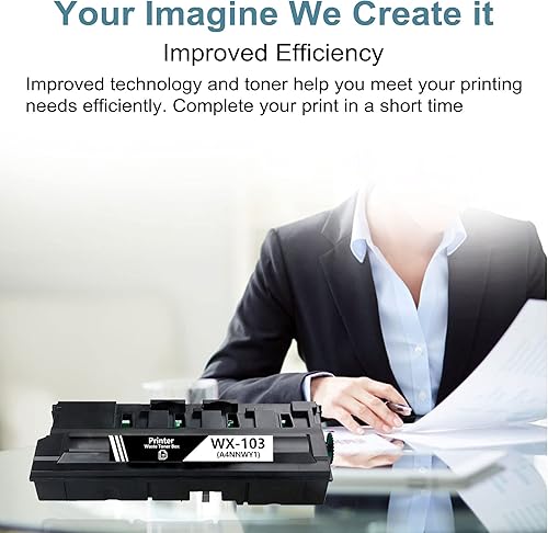 Miniatura 6 de KSB 1 Pack WX-103 A4NNWY1 compatible con caja de tóner Konica Minolta bizhub 284e 364e 554e C224e C258 C284e C308 C364e C368 C454e C458 C554e C558