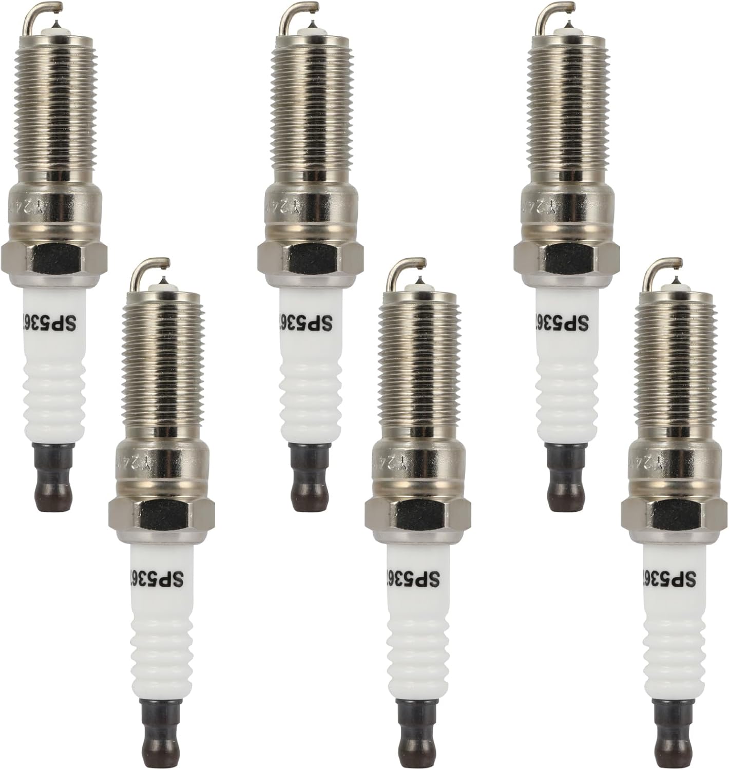 SCITOO Spark Plugs 5367 Platinum Iridium for Mazda 6 2009-2012, CX-9 CX9 2007-2012, 3.5L 3.7L, Pack of 6 ILTR6B11