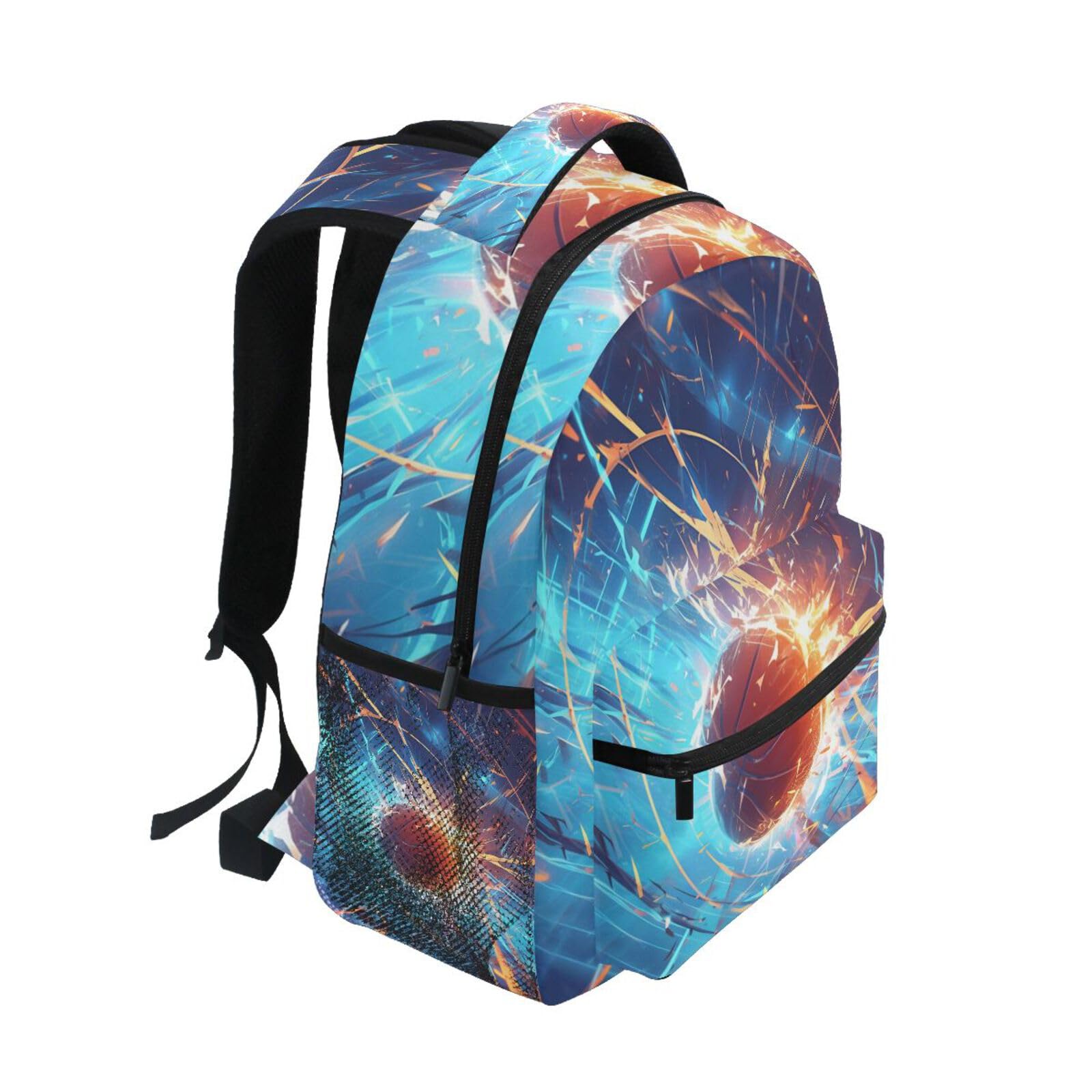 Potenza Spinning Basket Zaino per Bambini Studente Scolastico Zaino da Bookbag Borsa Del Libro per Viaggio Teenager Ragazze Ragazzi Capretto