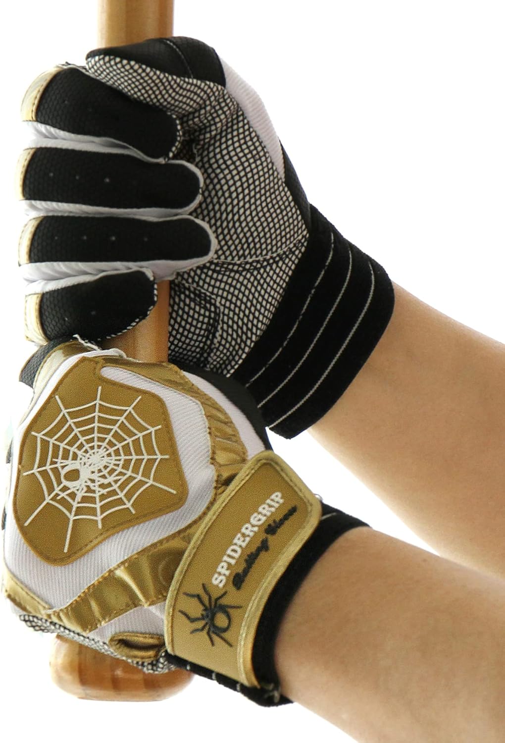 J&S Sporting Spider Grip Non-Slip Baseball Batting Gloves – Durable Anti-Slip Grip for Men & Youth Players