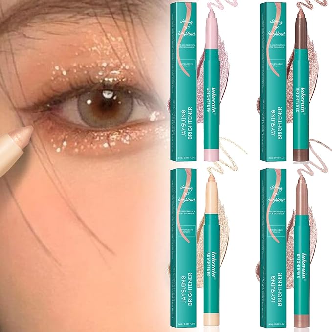 Thrive Eyeshadow Stick, 4Pcs Thrive Eye Brightener Stick, Waterproof
