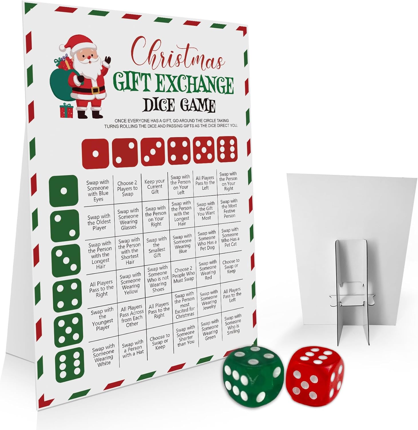 Christmas Games, Exchange Dice Game, Christmas Dice Game, Christmas Games for Family Party,Christmas Games for Office-CHDG01 Christmas Games, Exchange Dice Game, Christmas Dice Game, Christmas Games for Family Party,Christmas Games for Office-CHDG01