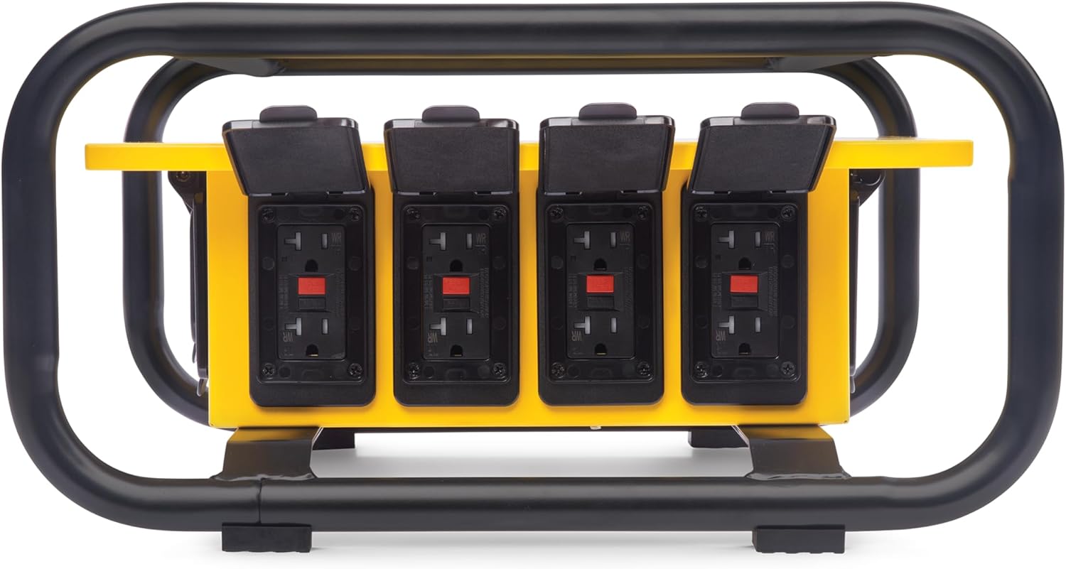 Champion Power Equipment Pro Grade OSHA Compliant Power Distribution Box, 50-Amp Twist Lock Inlet, Six 120V GFCI Duplexes, One 120/240V 30A Locking Outlet, 30A and 50A RV Adapters - Image 12