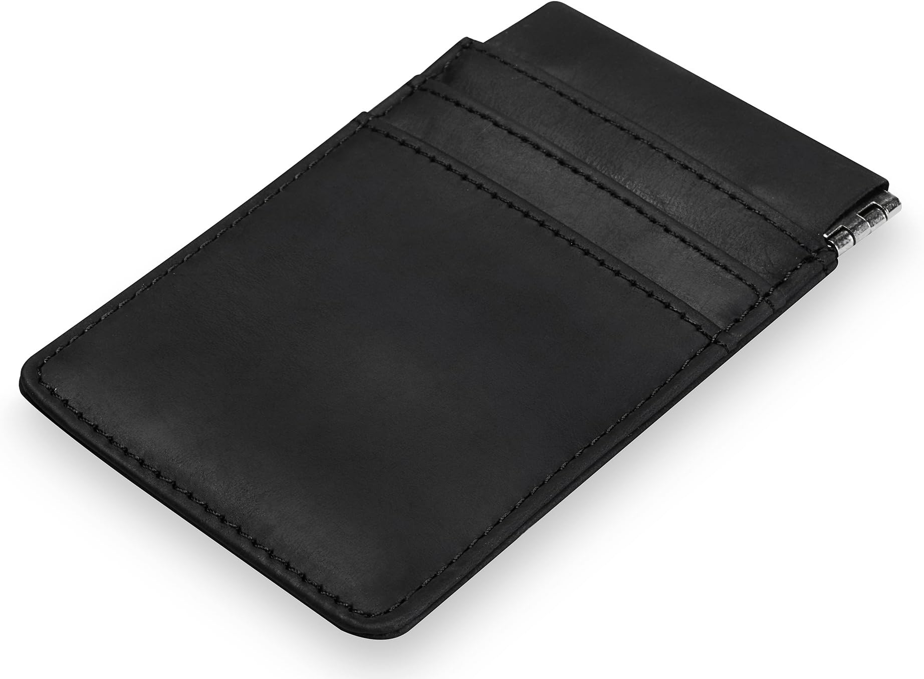 beLando Leather Money Clip Credit Card Holder - Moneyclip with Coin Compartment - Premium Leather Coin case Made of high Quality Leather with Credit Card Holder