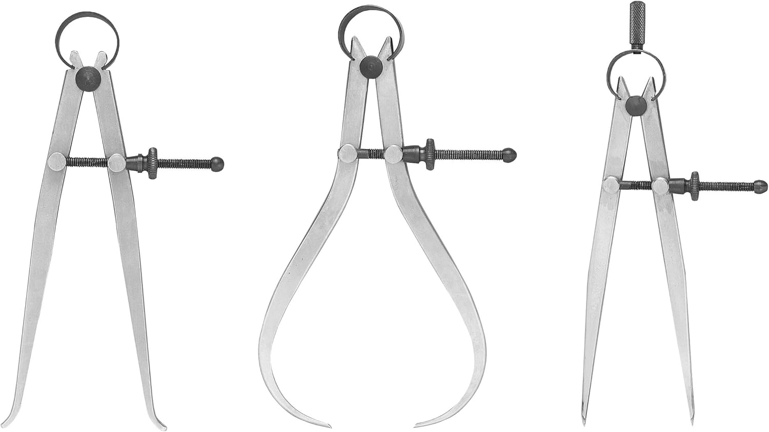 General Tools 45024 3Piece Divider & Caliper Set