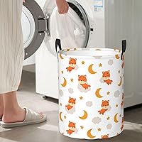 Vista 26 de Butterfly Laundry Hamper Large Collapsible Laundry Baskets with Handles Easy Carry Round Storage Basket Dirty Clothes Hamper Blanket Basket for