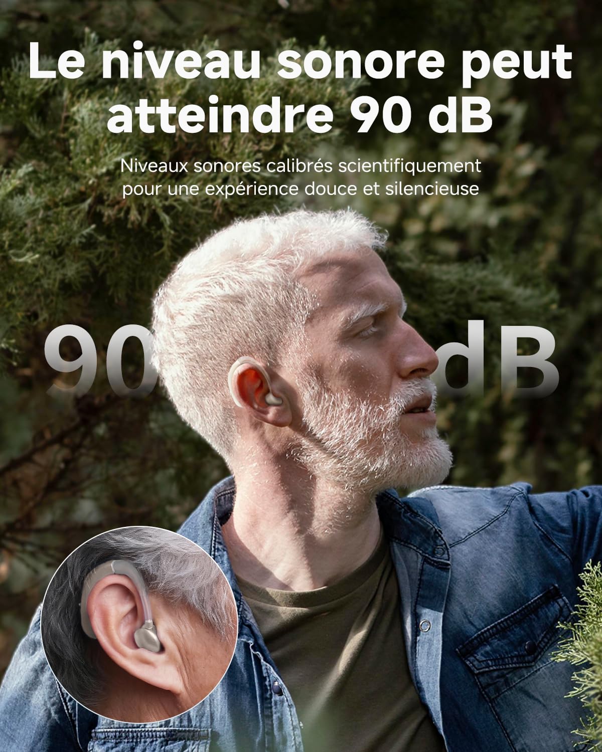 Britzgo 1204 Appareil audio rechargeable, autonomie pouvant atteindre 40 heures, conception légère avec embouts en TPE, idéal pour la maison et les voyages, manuel d'utilisation en français inclus.