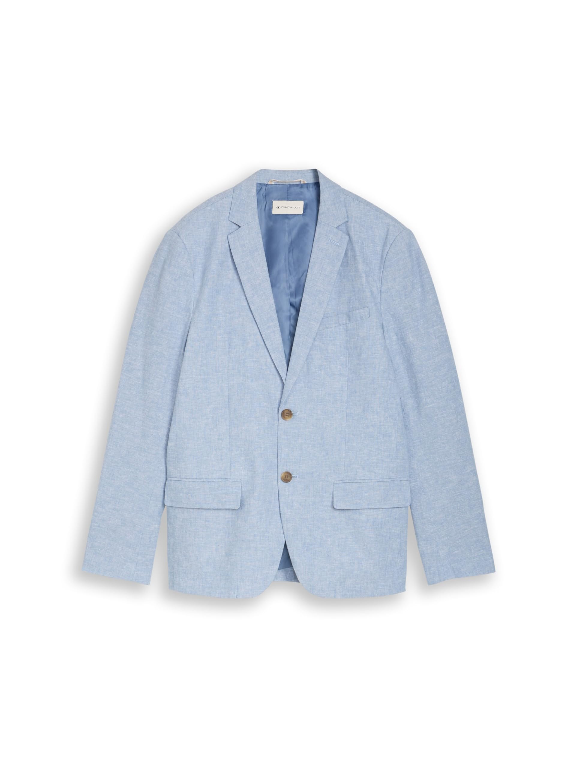 TOM TAILOR 1050341 Sakko, 39542-Bleeched Blue Chambray, 58 Hombres