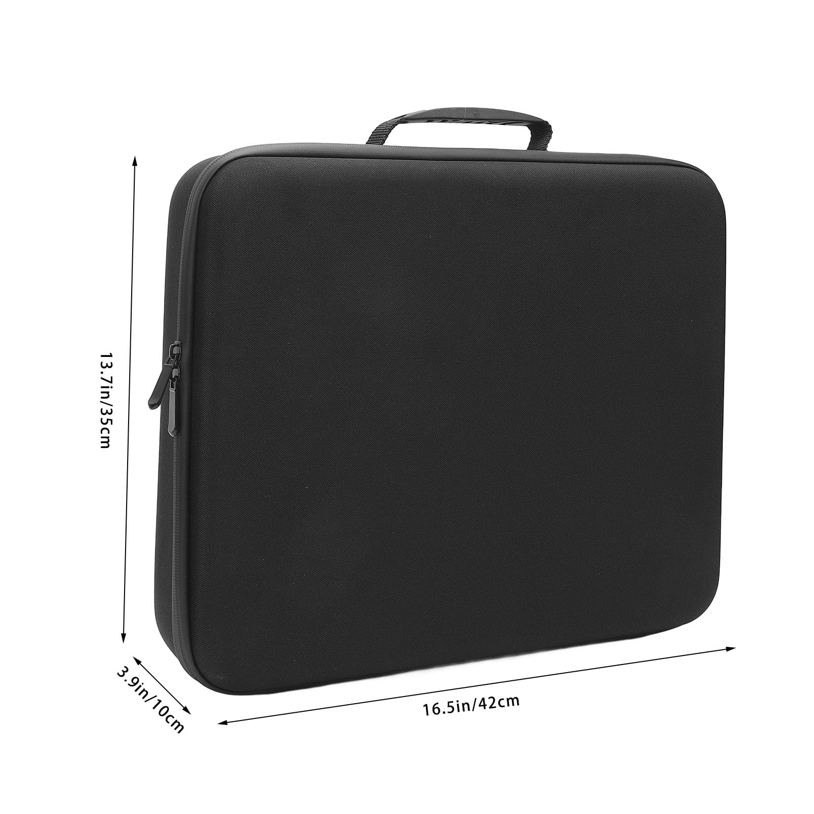 Eujgoov Mini Bolsa de Viaje, Transporte Satelital, Bolsa de Almacenamiento Protectora con Bandejas de Espuma para Platos y Accesorios, Transporte de Transportista Satelital