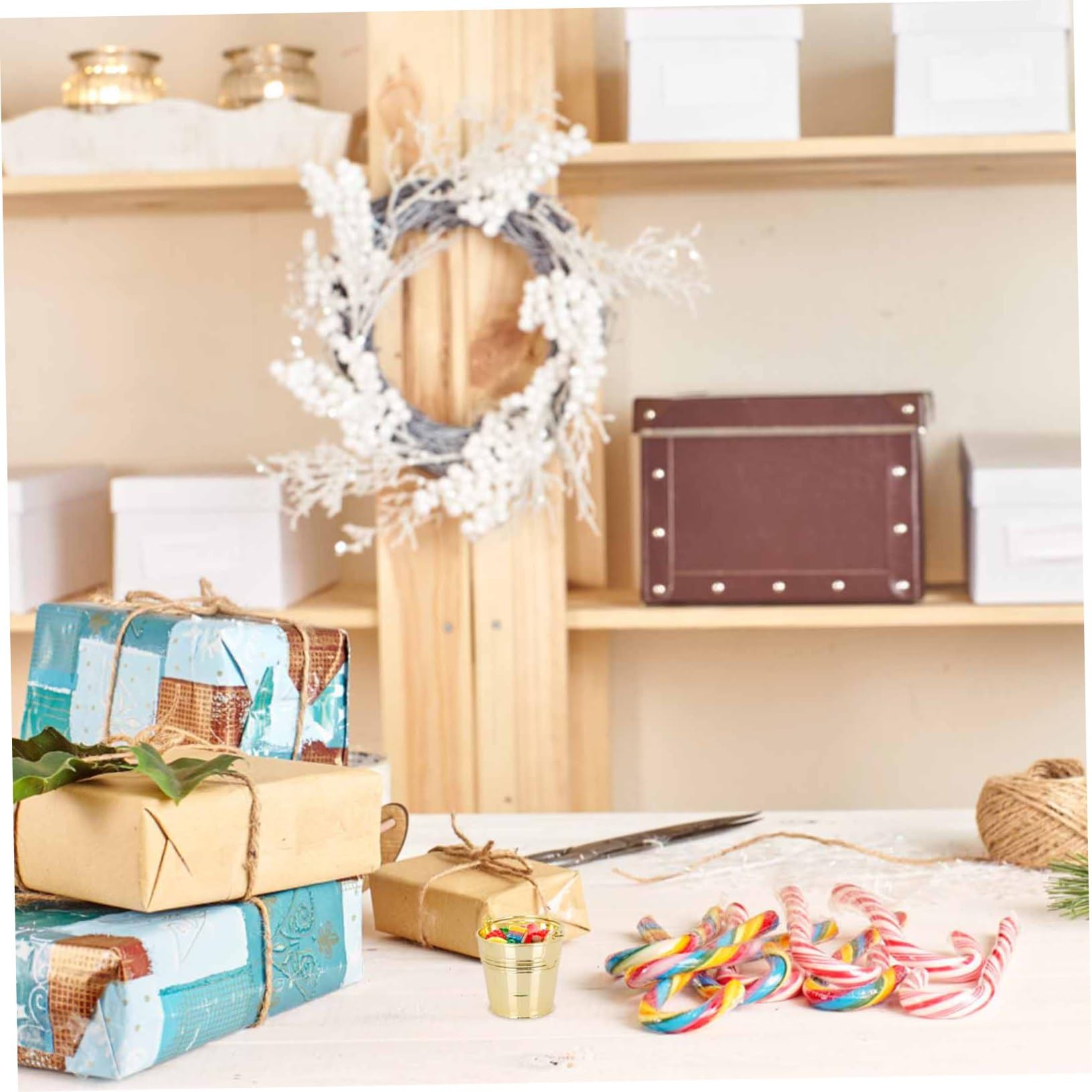 VALICLUD 10 Juegos Cubos De Dulces Para Fiesta De Mini Cubos De Almacenamiento Para Snacks Diseño Elegante Para Bodas Y Celebraciones 10 Piezas X 10