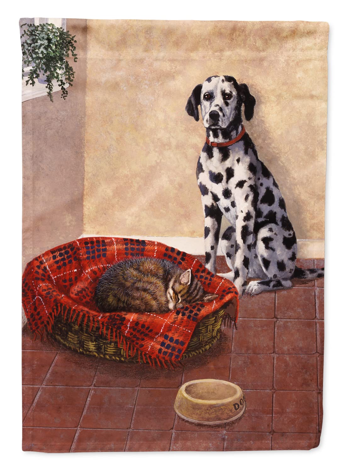 Drapeau Dalmatien en toile pour embellir votre entrée et accueillir vos invités