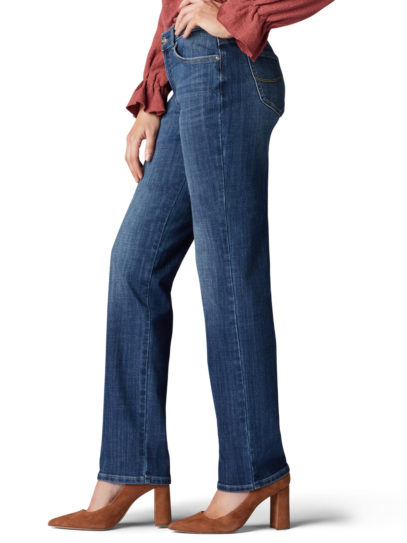 Lee Relaxed Fit Straight Leg Jean Jeans para Mujer