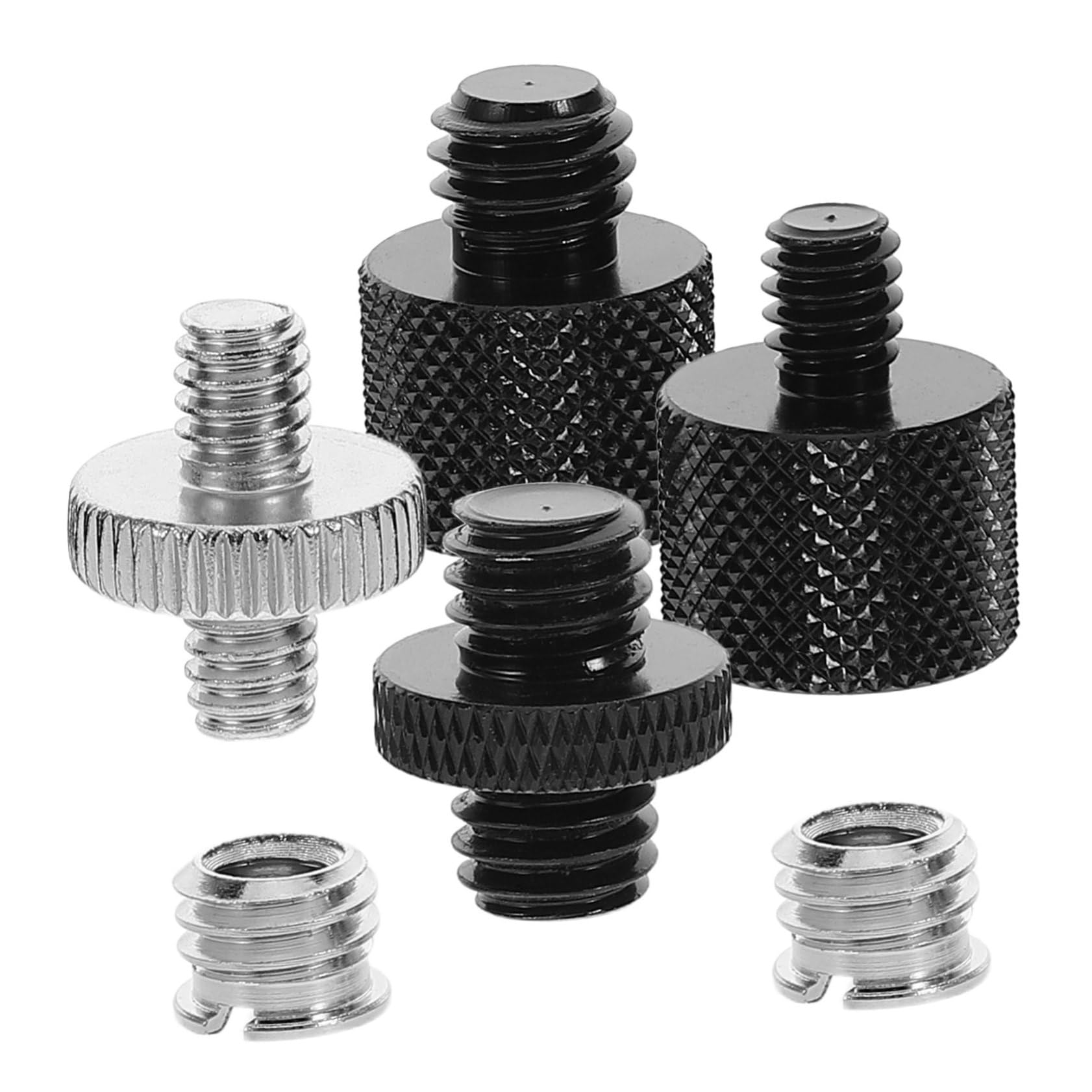 BESTonZON 6pcs Converter for Tripod Desk Mount and Mic Stand Versatile Audio Recording Equipment Accessory