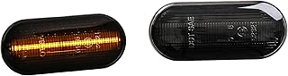 Premium Smoke Schwarz LED Seitenblinker Blinker Links Rechts 0611