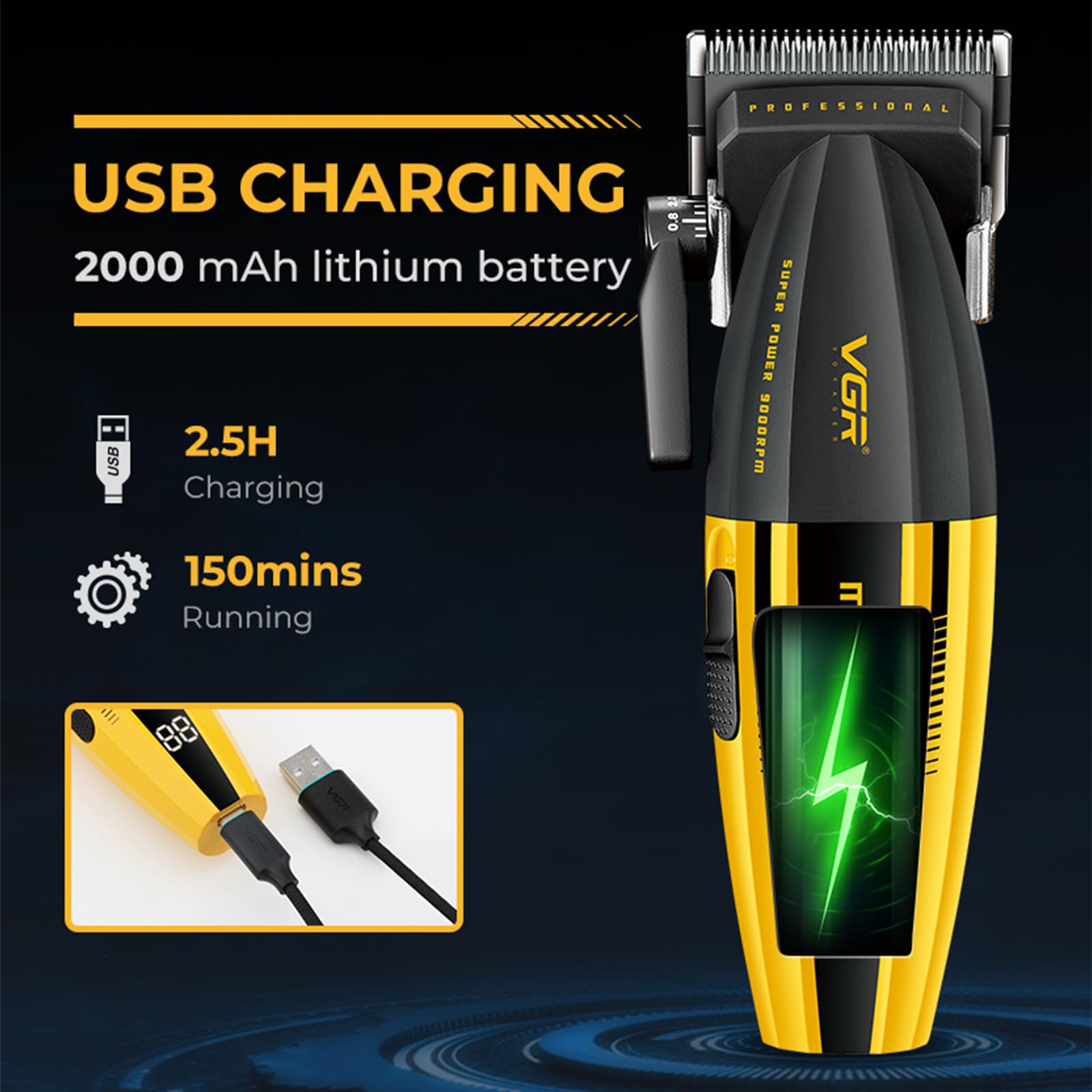 Amazon.co.jp: VGR 285フレッシュフェードヘアクリッパー 男性用