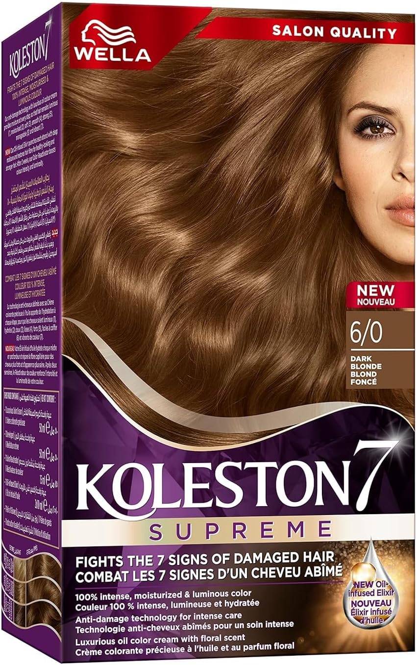 KOLESTON SUPREME KIT 6/0 DARK BLONDE packaging may vary