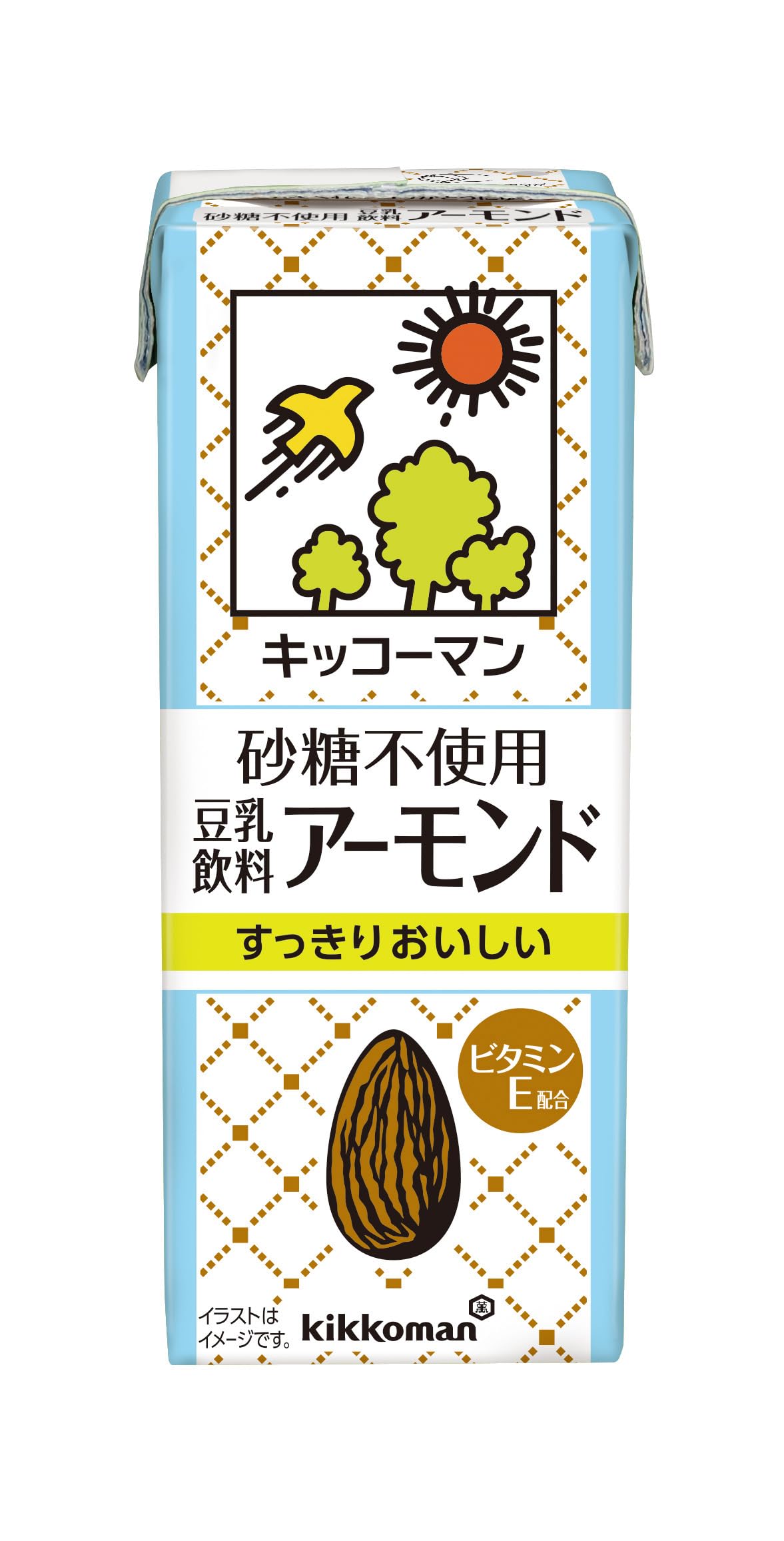 キッコーマン 砂糖不使用 豆乳飲料 アーモンド 200ml×18本