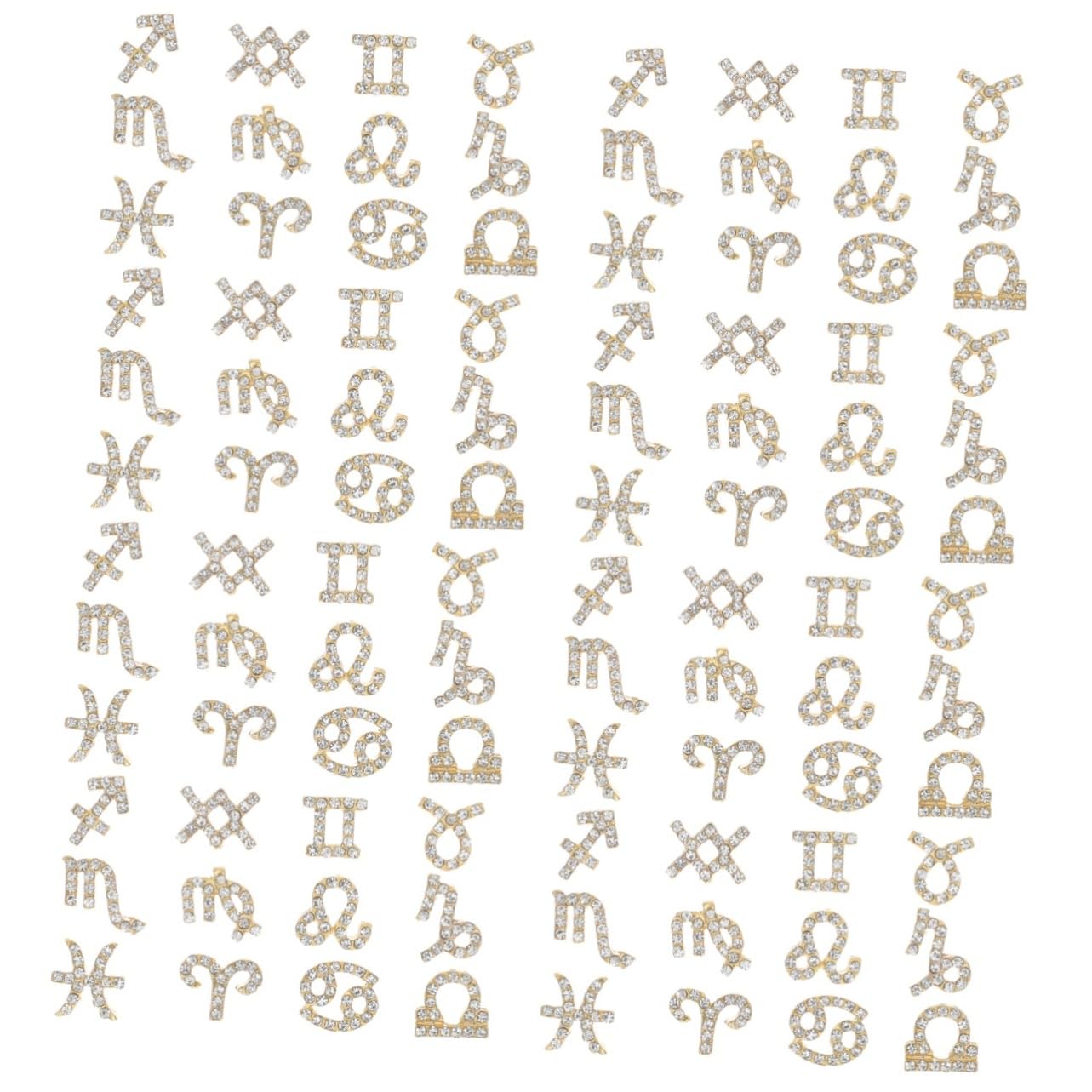 VICASKY 4 Set Decorazioni Per Unghie Charm Per Nail Art Eleganti E Creativi Con Design Unico Per Personale Pezzi * 4