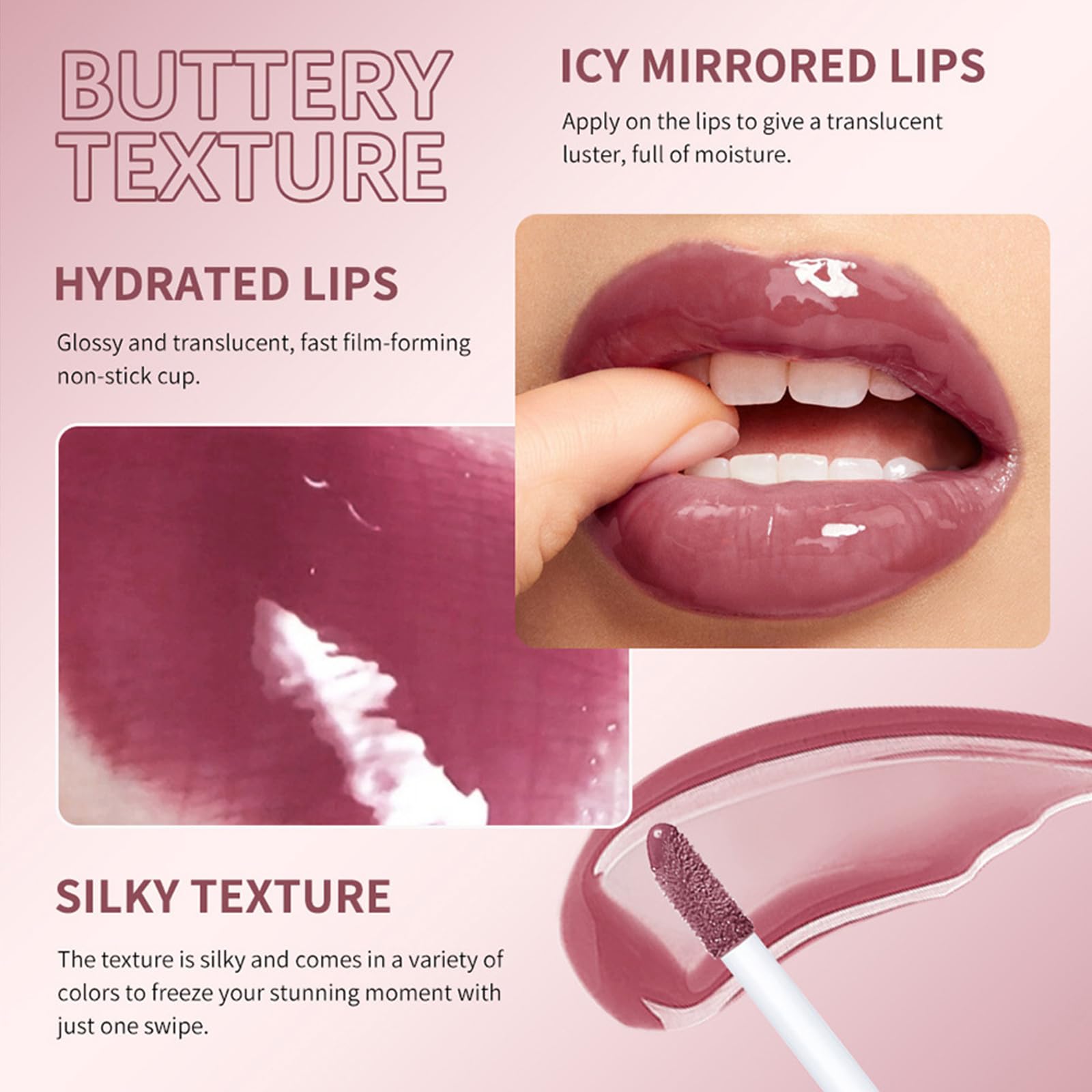 Lip Liner Set Lip Gloss-Plumping Lip Liner & Moisturizing Butter Gloss Set, Matte & High-Shine for Long-Lasting - Image 4